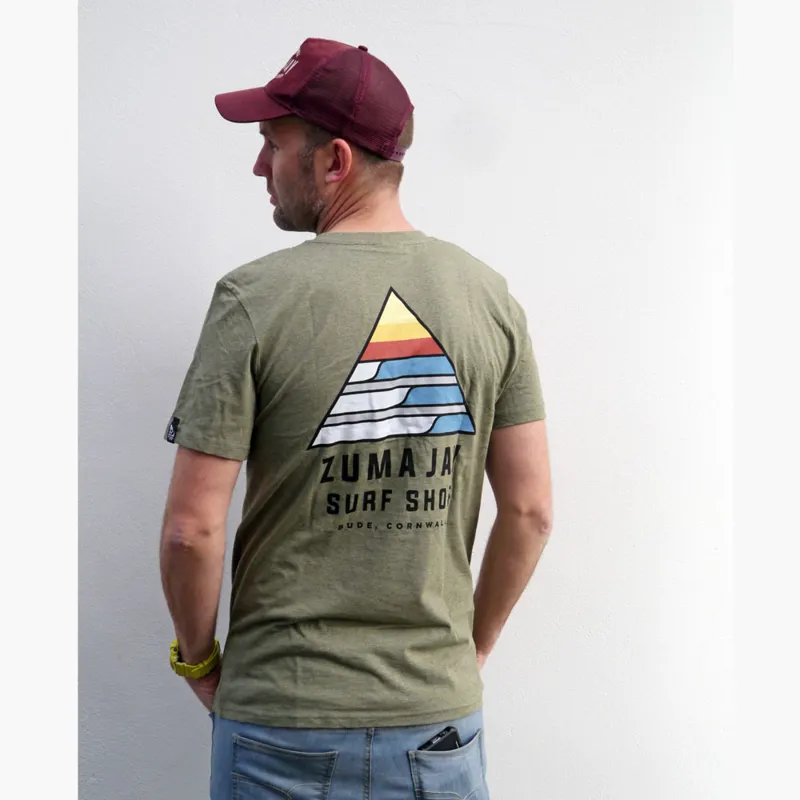 Zuma Jay Point T-Shirt Khaki-1